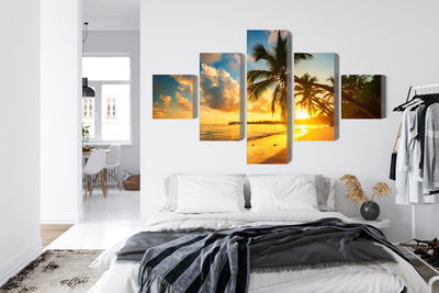 Ljuddämpande tavla - Tropical beach in punta