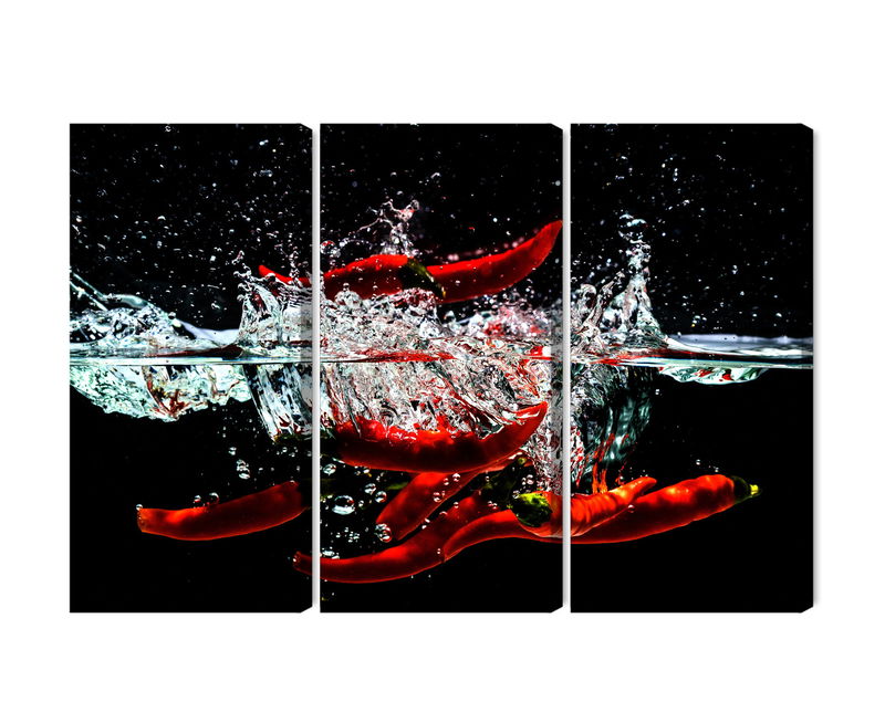 Ljuddämpande tavla - Chili in water