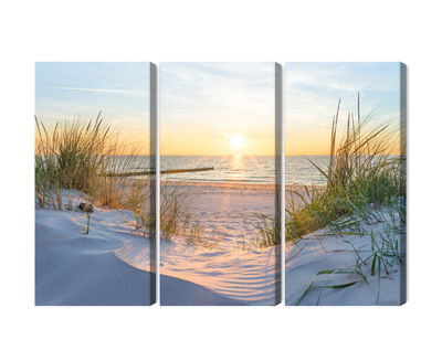 Ljuddämpande tavla - Sunset on the baltic sea 3d