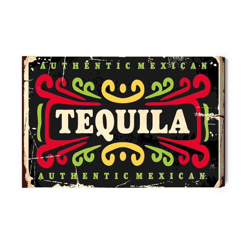 Ljuddämpande tavla - Colorful vintage lettering