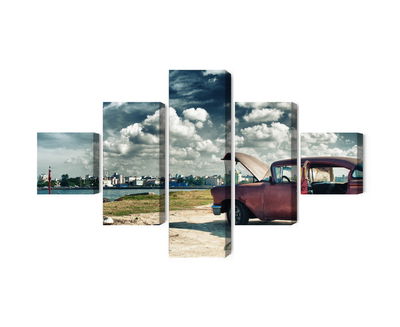 Ljuddämpande tavla - Panoramic view of havana