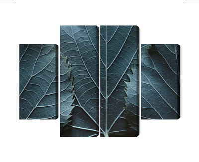 Ljuddämpande tavla - Leaves with a macro