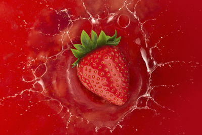 Ljuddämpande tavla - Juicy strawberry