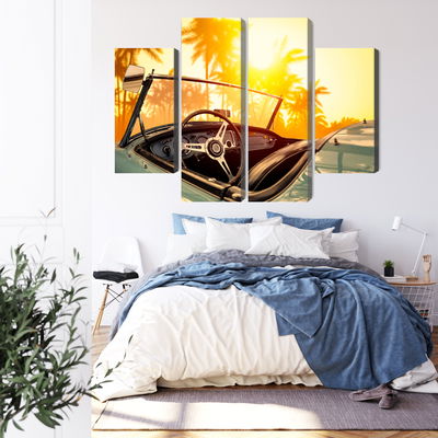 Ljuddämpande tavla - View from the car