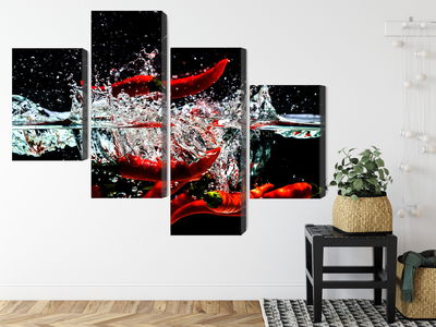 Ljuddämpande tavla - Chili in water