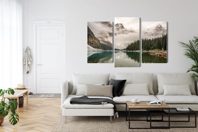 Ljuddämpande tavla - Moraine Lake in banff