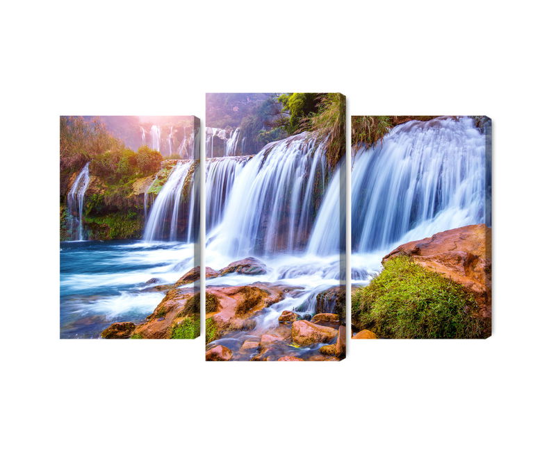 Ljuddämpande tavla - Jiulong waterfall in luoping