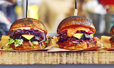 Ljuddämpande tavla - Vegan burgers