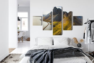 Ljuddämpande tavla - 3d aerial view of icelandic