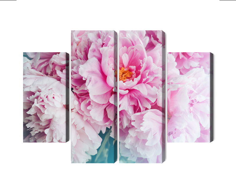 Ljuddämpande tavla - 3d peony bouquet