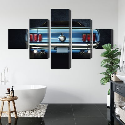 Ljuddämpande tavla - The back of an old ford