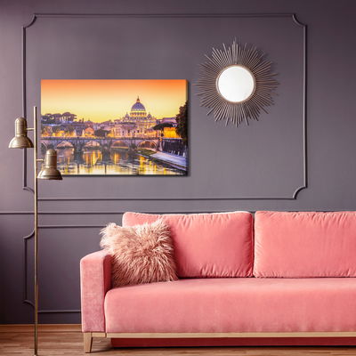 Ljuddämpande tavla - Rome in the evening