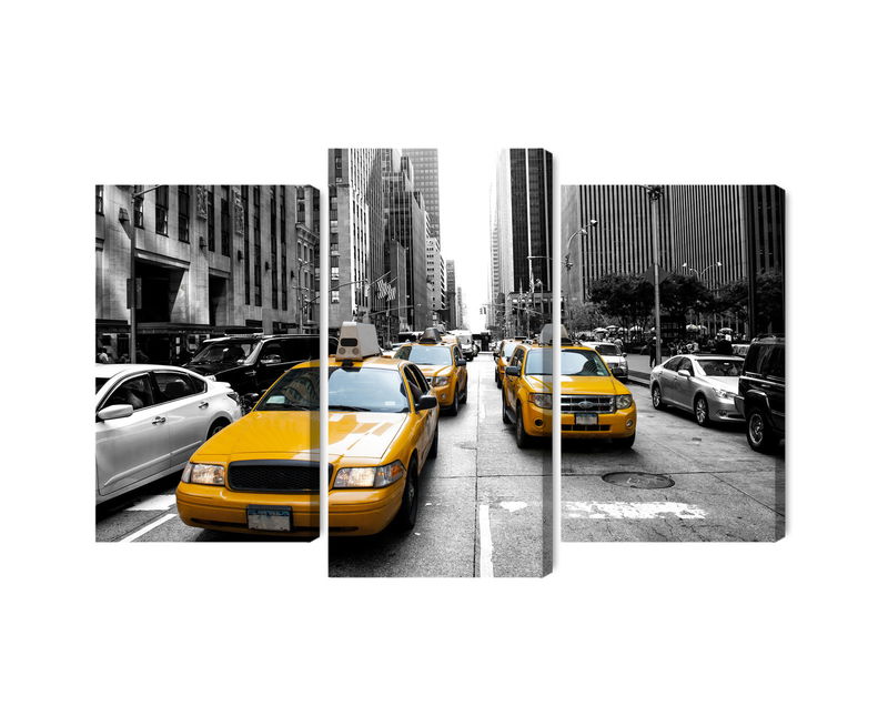 Ljuddämpande tavla - Taxis in New York