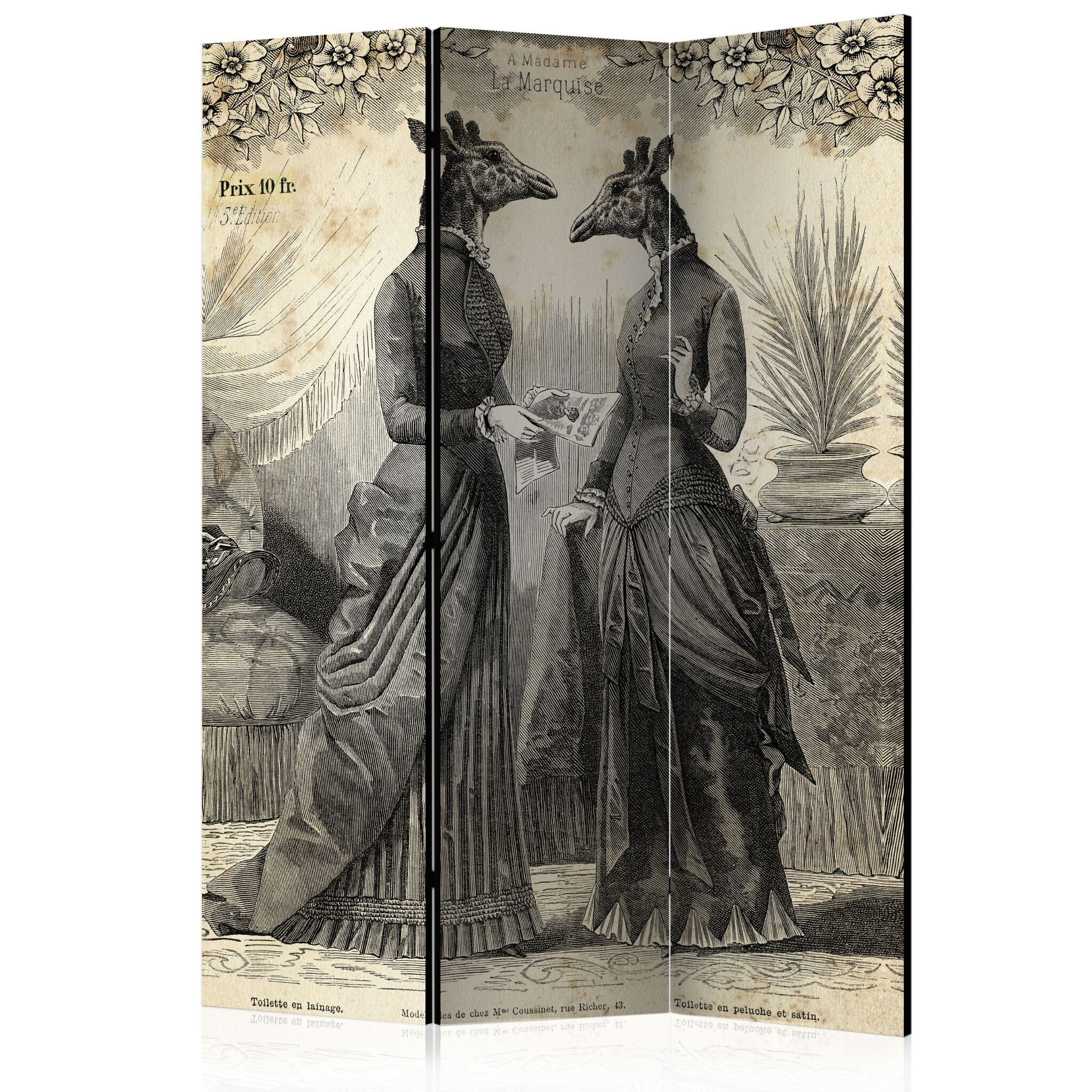 3-delad ljuddämpande rumsavdelare – Conversatio (135x172cm)