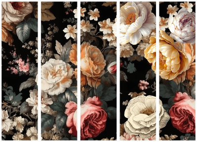 5-delad ljuddämpande rumsavdelare – Floristry in – produktbild från leverantören