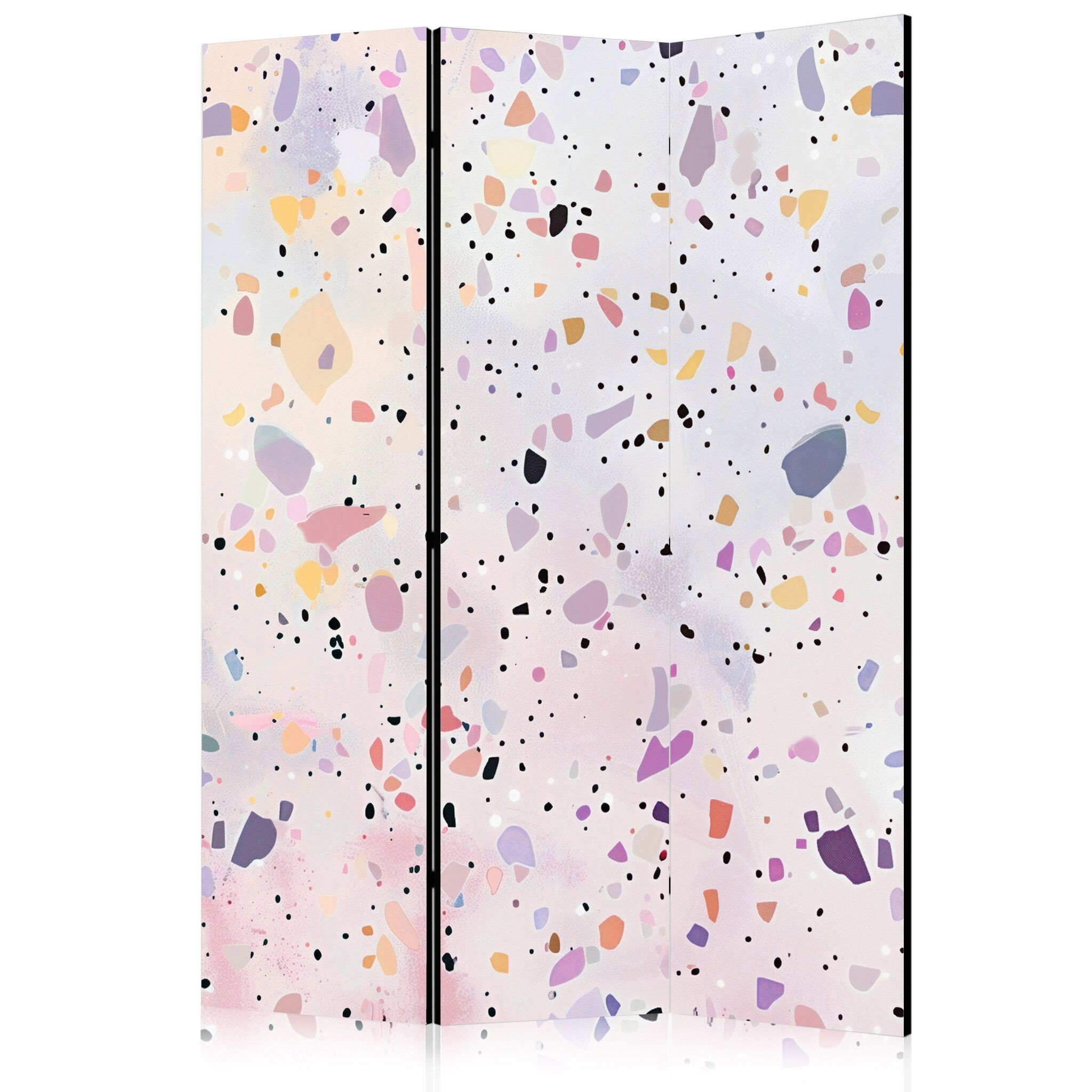 3-delad ljuddämpande rumsavdelare – Terrazzo Co (135x172cm)