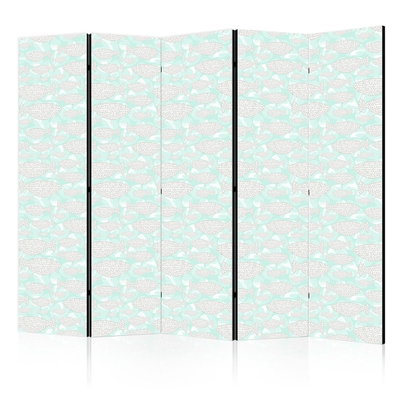 5-delad ljuddämpande rumsavdelare – Minimalist – produktbild