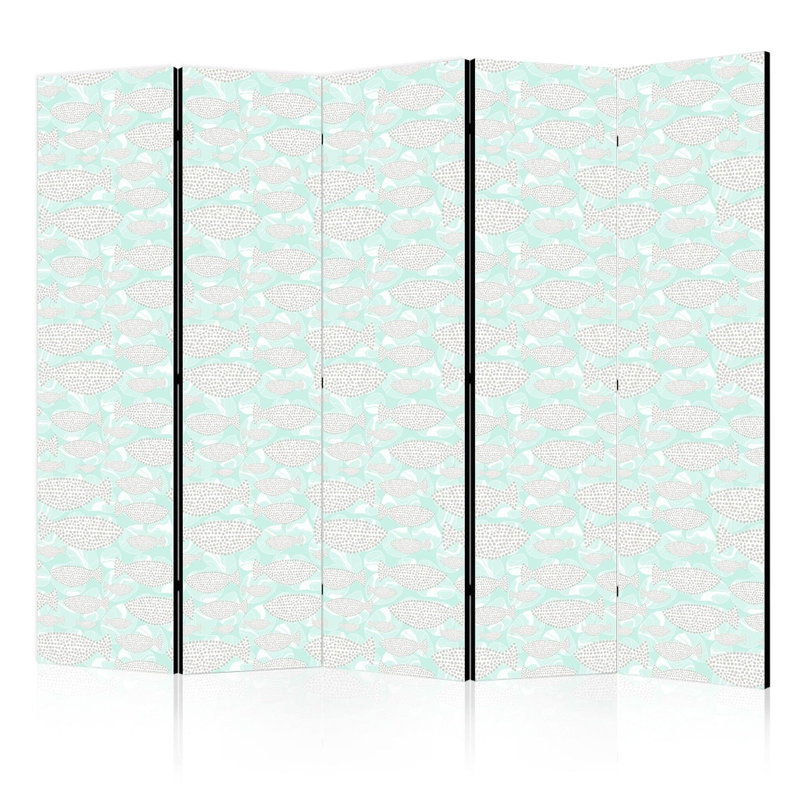 5-delad ljuddämpande rumsavdelare – Minimalist – produktbild