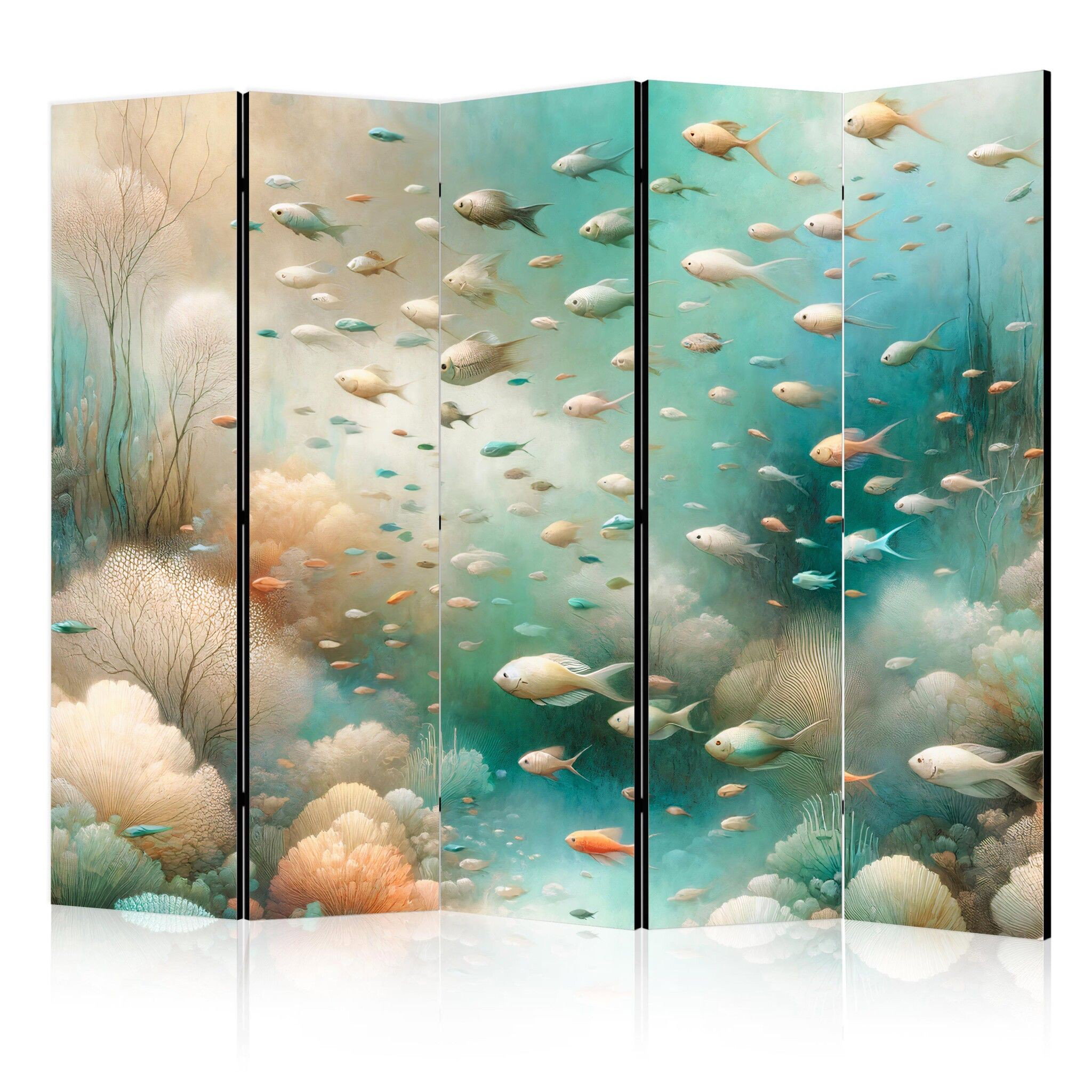 5-delad ljuddämpande rumsavdelare – Spectacular (225x172cm)