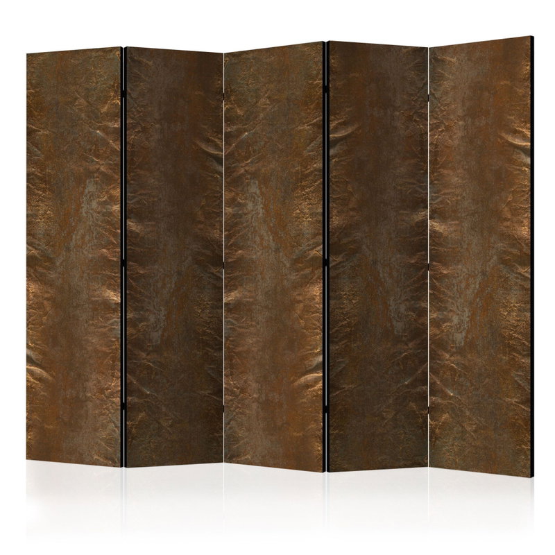 5-delad ljuddämpande rumsavdelare – Copper chic – produktbild