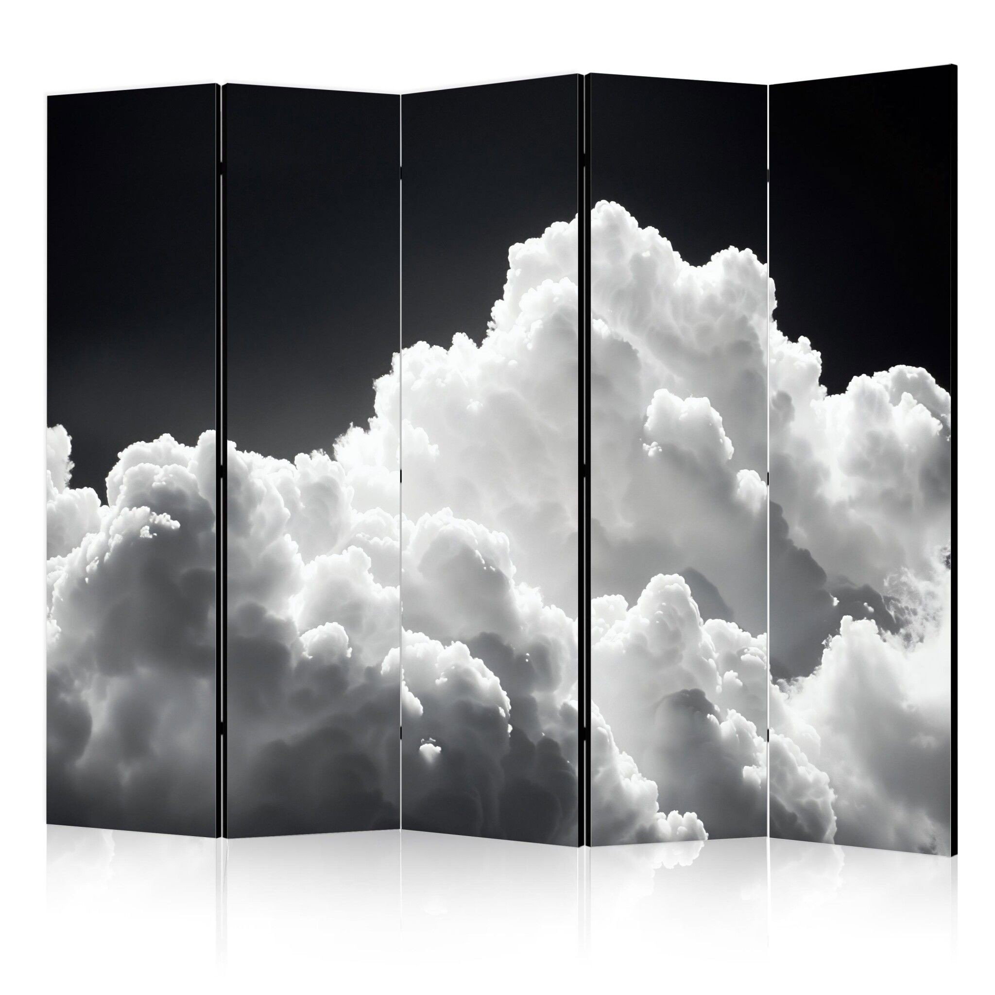 5-delad ljuddämpande rumsavdelare – Discover the (225x172cm)