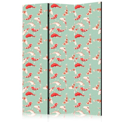 3-delad ljuddämpande rumsavdelare – Fish Japane – produktbild