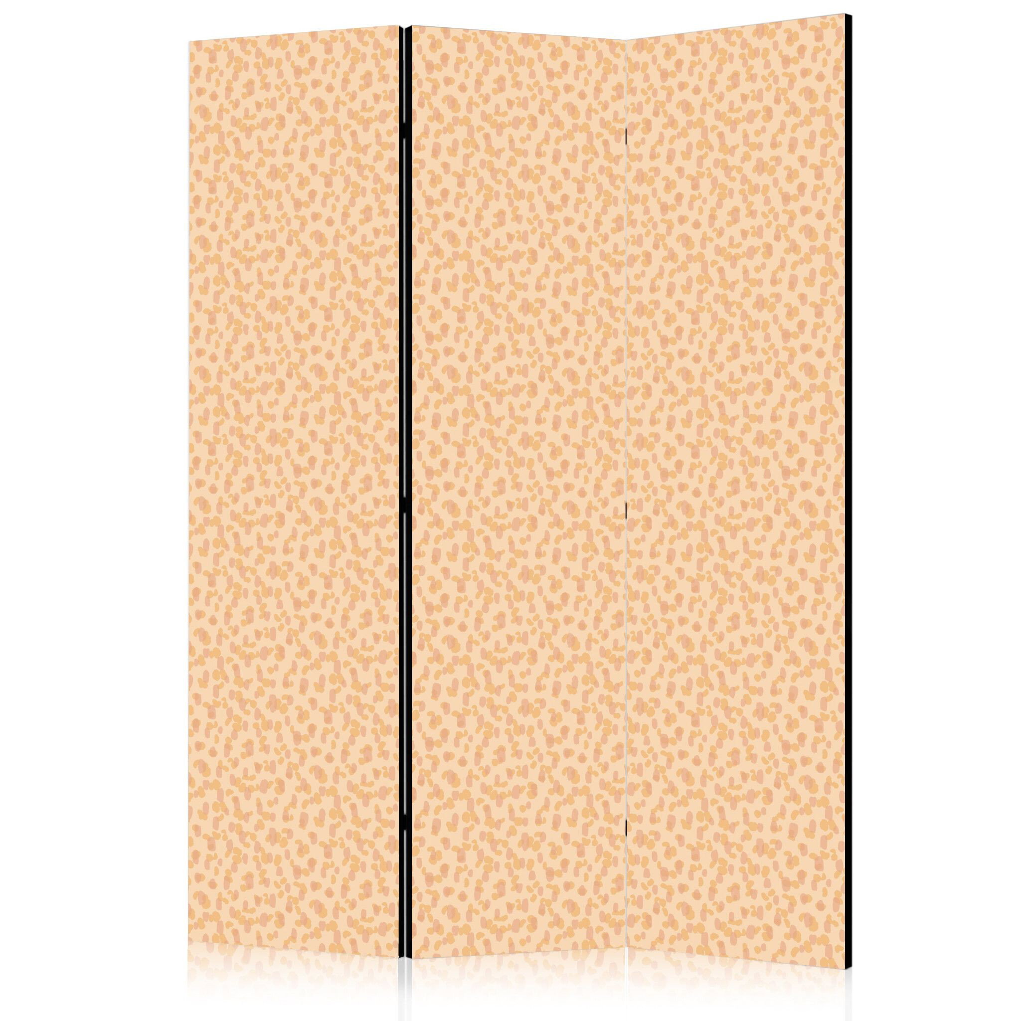 3-delad ljuddämpande rumsavdelare – Tiny Dots (135x172cm)