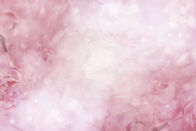 Pink power wide – motivvy. Ljusrosa och vita färgpartier blandas med mörkare rosenröda skuggor i en mjuk abstrakt komposition.