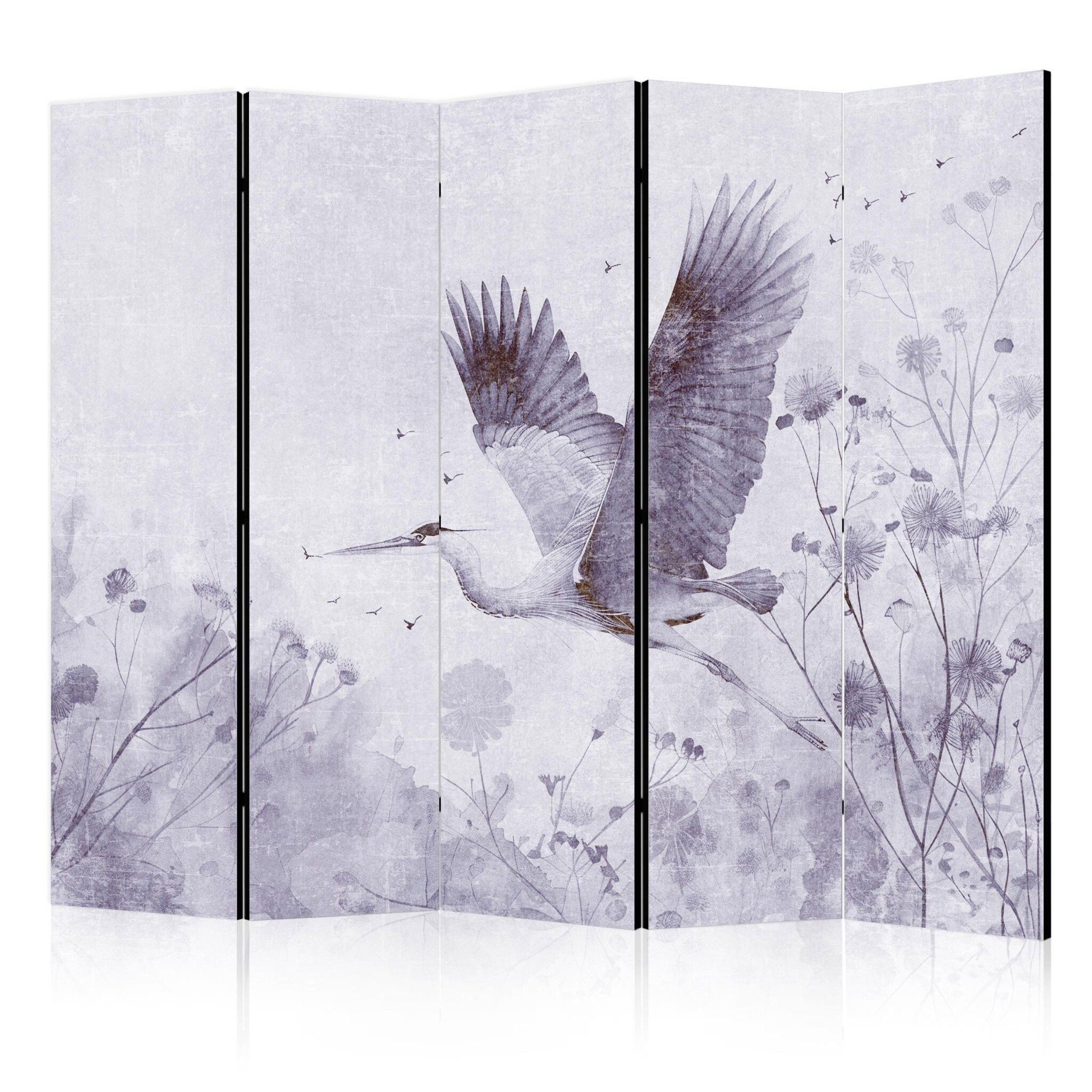 5-delad ljuddämpande rumsavdelare – Majestic (225x172cm)