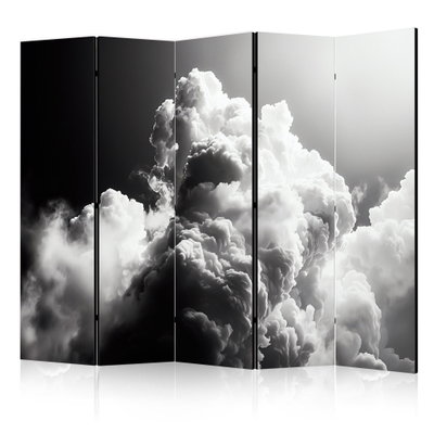 5-delad ljuddämpande rumsavdelare – Clouds like a – produktbild