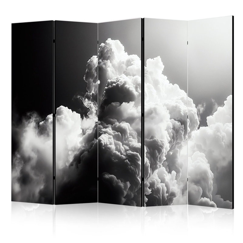 5-delad ljuddämpande rumsavdelare – Clouds like a – produktbild