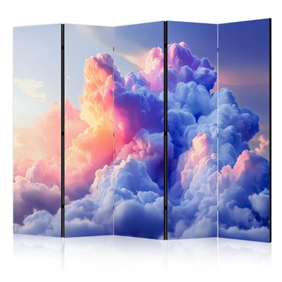 5-delad ljuddämpande rumsavdelare – Clouds like – produktbild