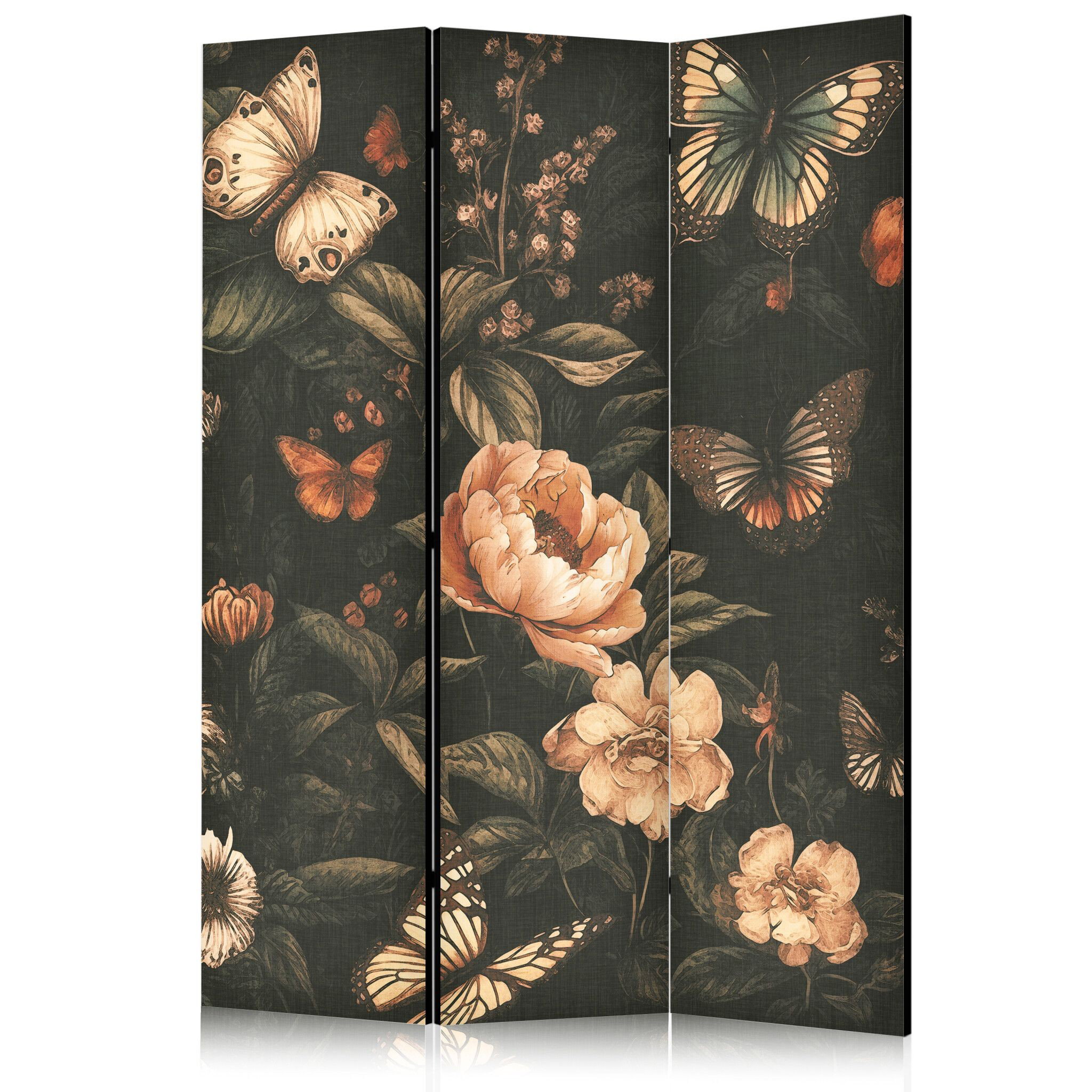 3-delad ljuddämpande rumsavdelare – Mysterious (135x172cm)
