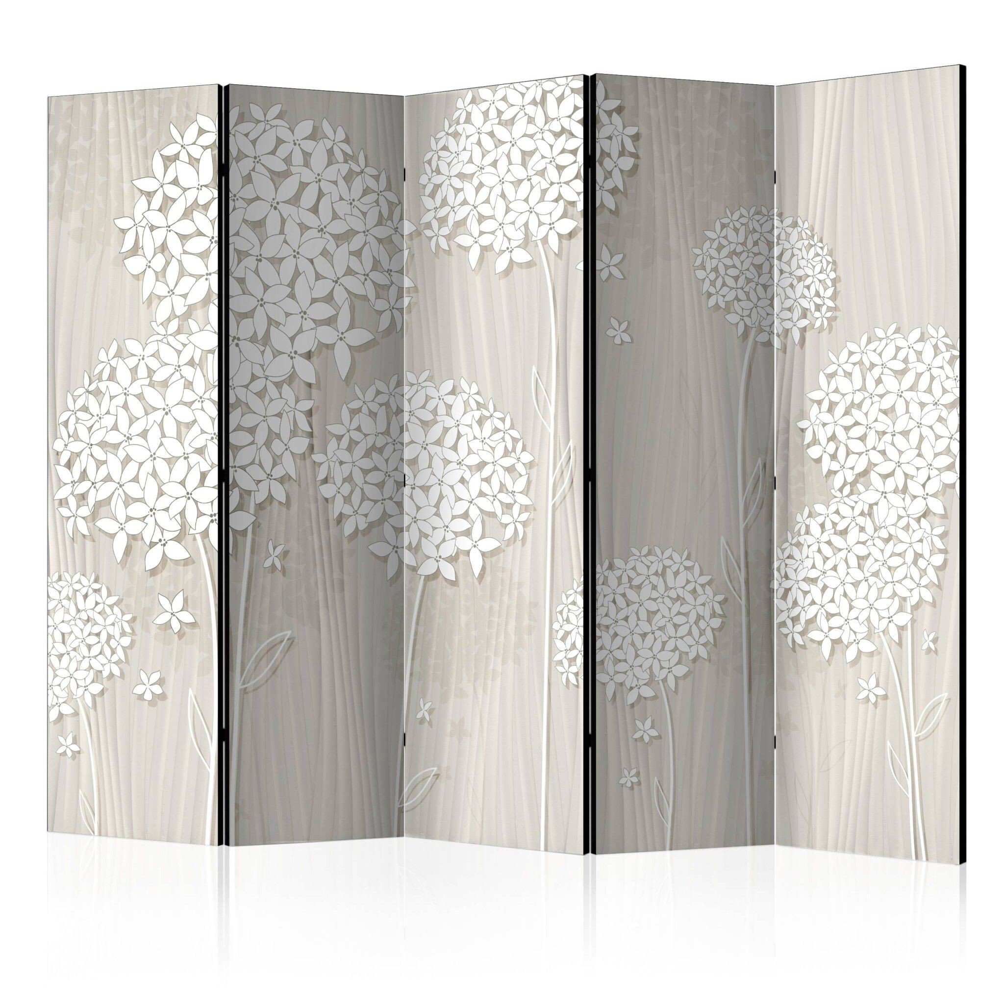 5-delad ljuddämpande rumsavdelare – Paper (225x172cm)