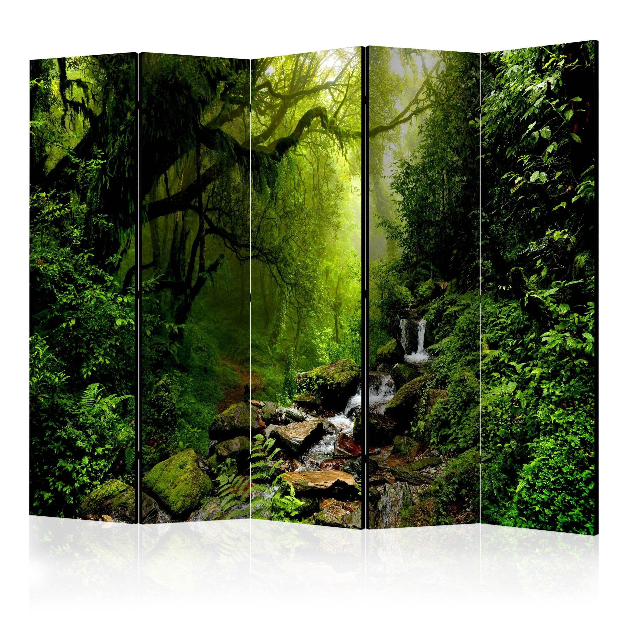 5-delad ljuddämpande rumsavdelare – The fairytale (225x172cm)