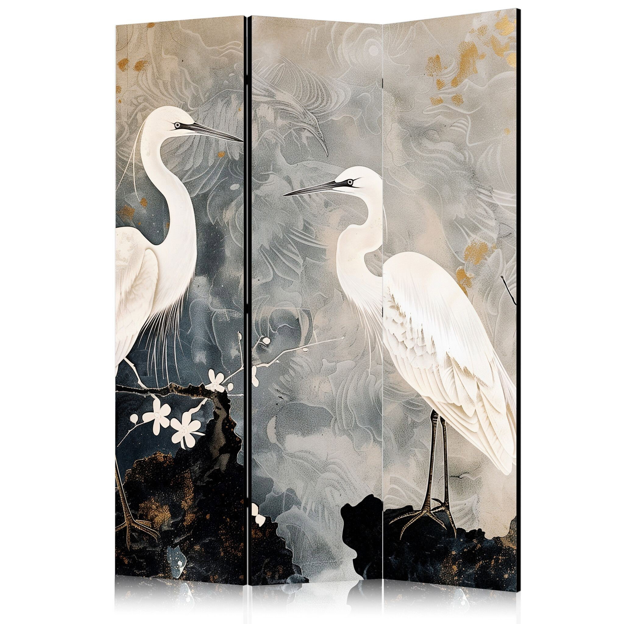 3-delad ljuddämpande rumsavdelare – Herons Cher (135x172cm)