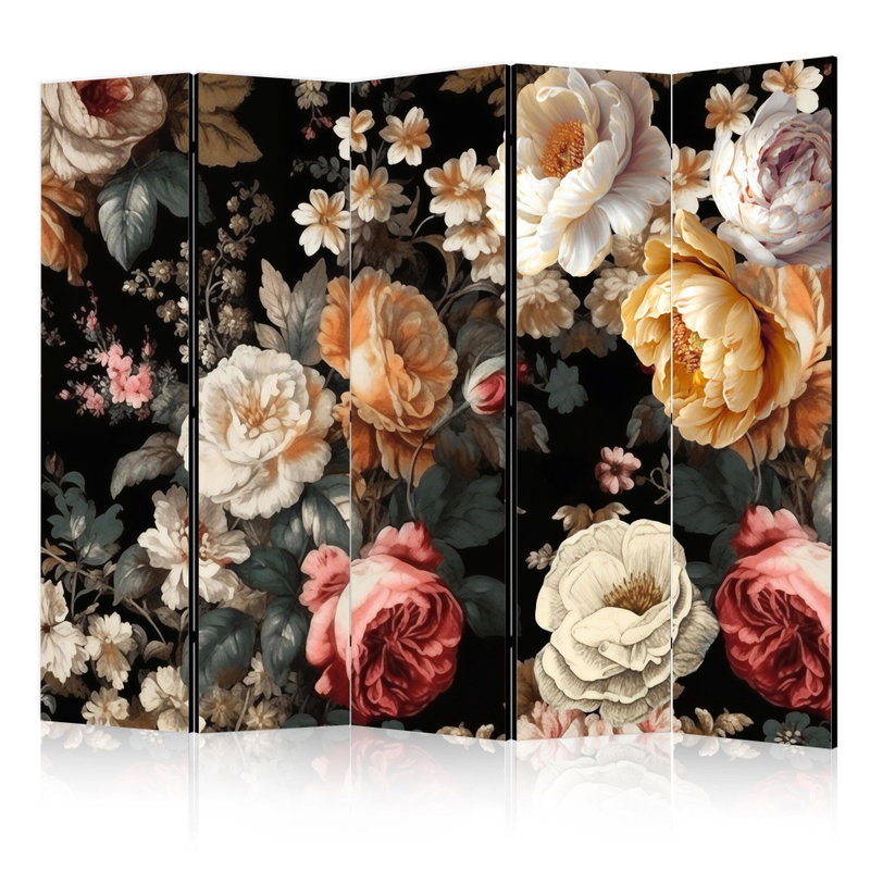 5-delad ljuddämpande rumsavdelare – Floristry in – produktbild