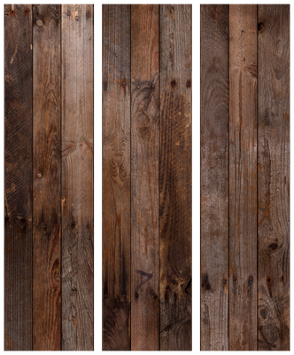 3-delad ljuddämpande rumsavdelare – Wooden Hut – produktbild från leverantören
