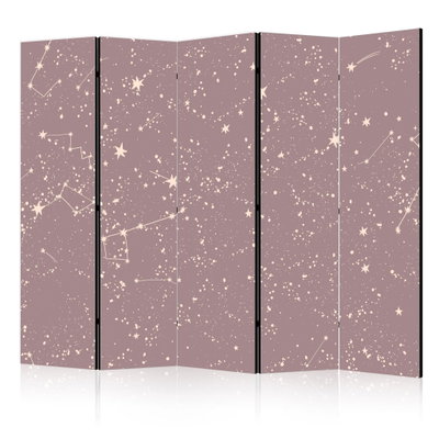 5-delad ljuddämpande rumsavdelare – Night sky – produktbild