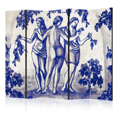 5-delad ljuddämpande rumsavdelare – Three graces – produktbild
