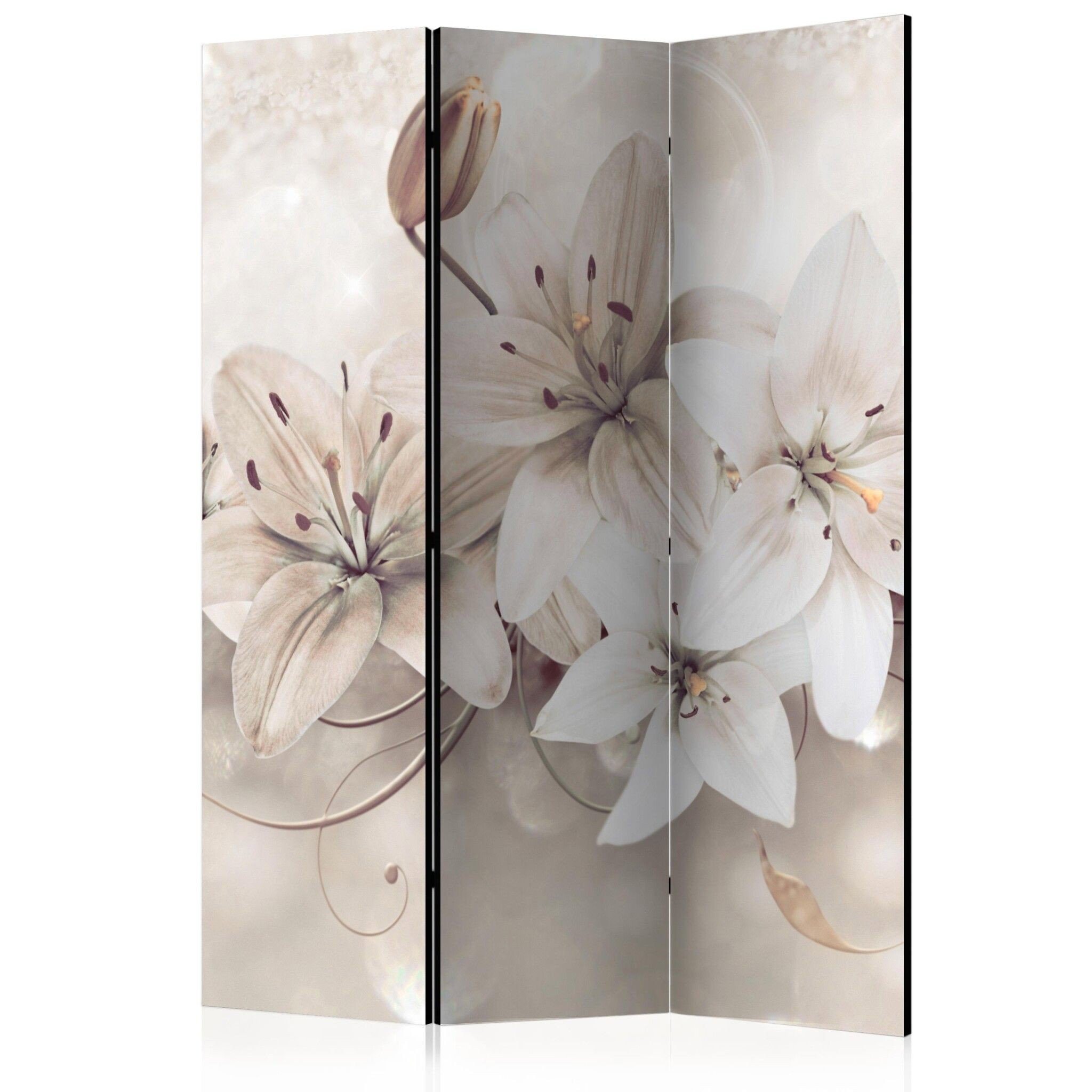 3-delad ljuddämpande rumsavdelare – Diamond Lil (135x172cm)
