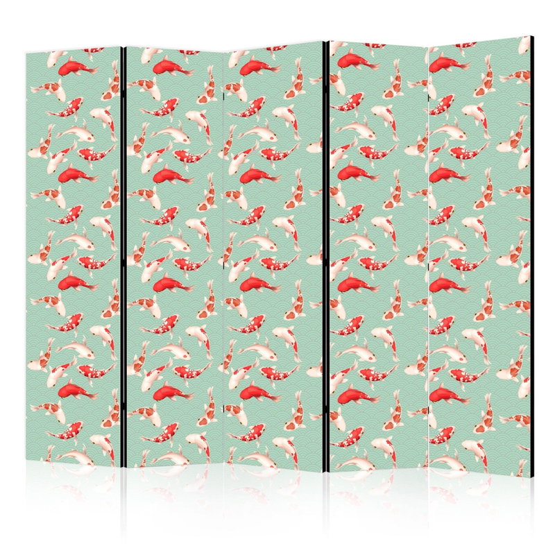 5-delad ljuddämpande rumsavdelare – Fish and – produktbild