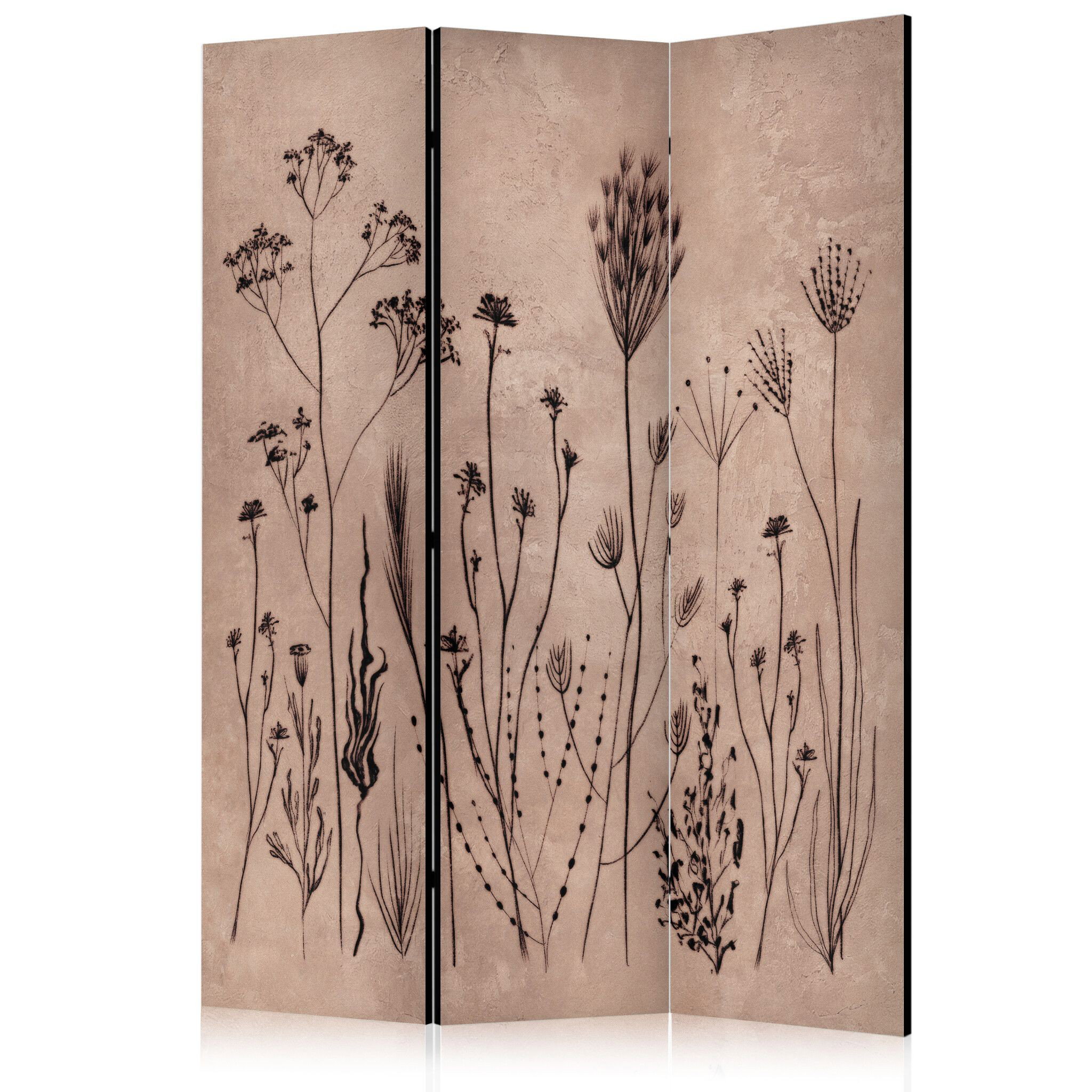 3-delad ljuddämpande rumsavdelare – Plant Vinta (135x172cm)