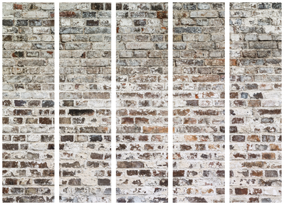 5-delad ljuddämpande rumsavdelare – Old walls – produktbild från leverantören