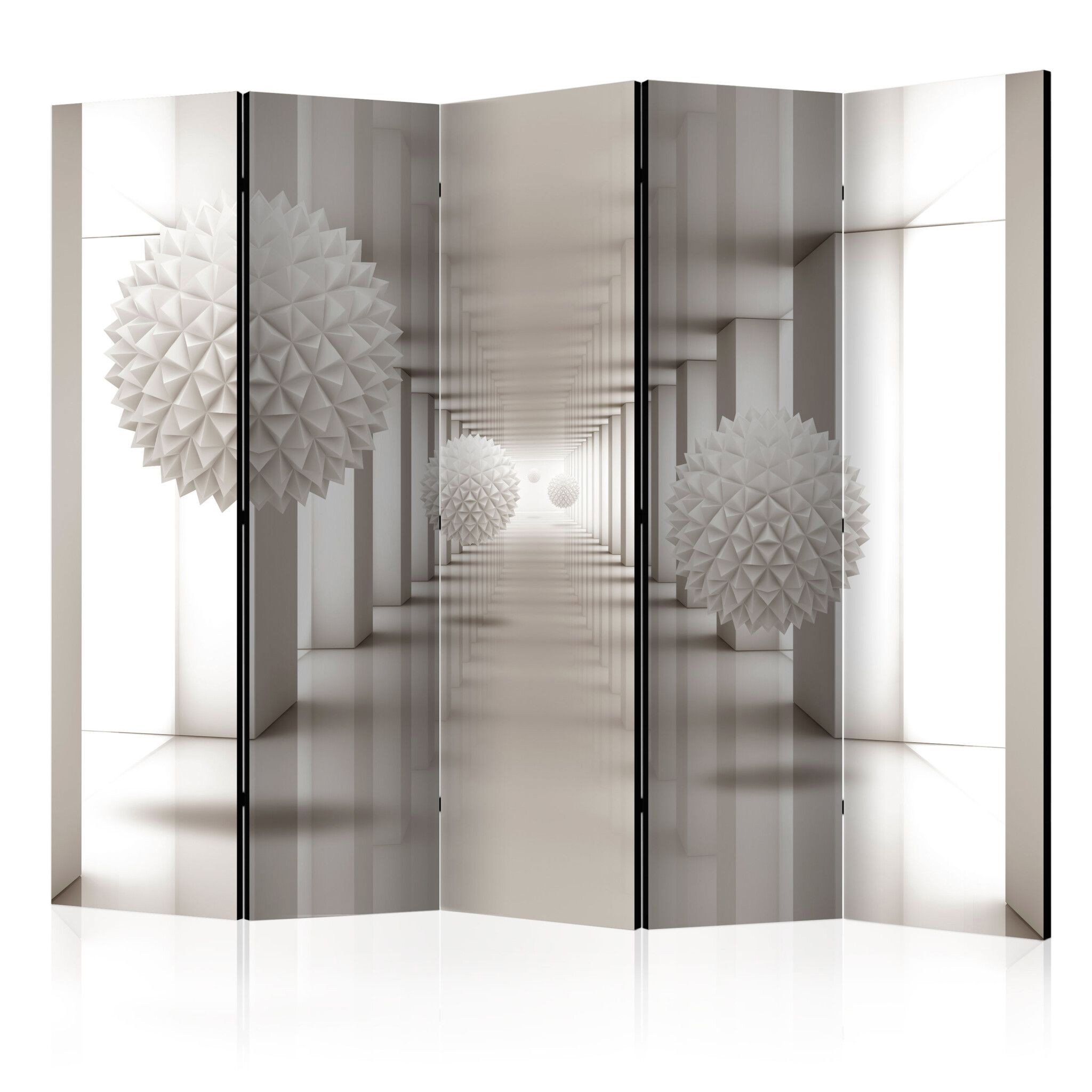 5-delad ljuddämpande rumsavdelare – Gateway to the (225x172cm)