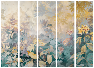 5-delad ljuddämpande rumsavdelare – Tapestry – produktbild från leverantören