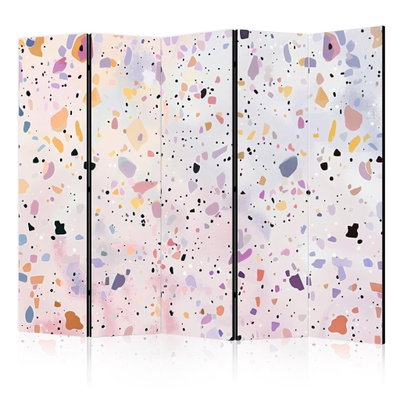 5-delad ljuddämpande rumsavdelare – Terrazzo in – produktbild