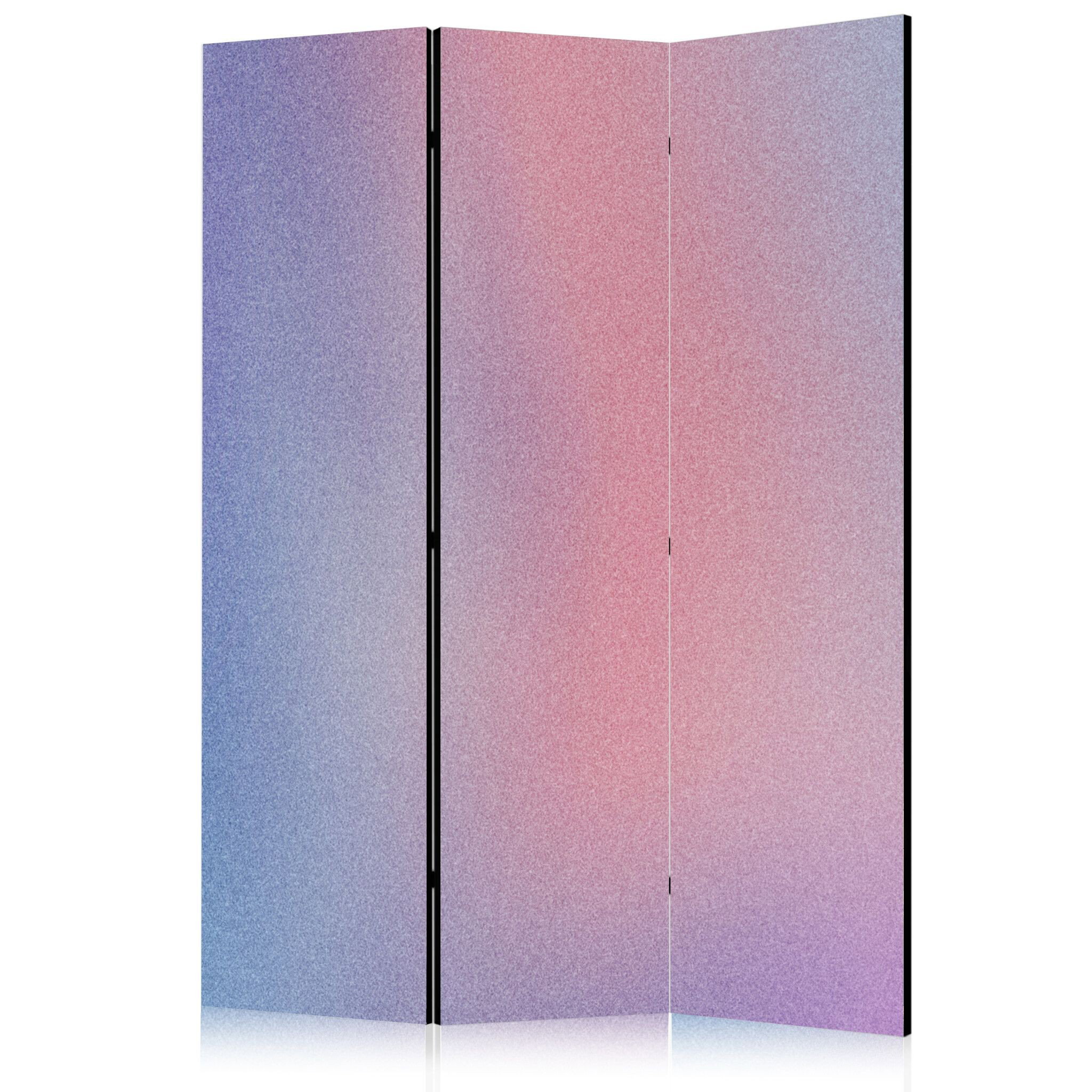 3-delad ljuddämpande rumsavdelare – Rainbow Gra (135x172cm)