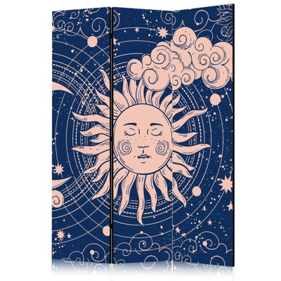 3-delad ljuddämpande rumsavdelare – Cosmic Harm – produktbild