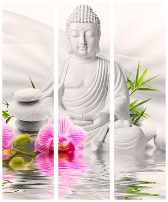 3-delad ljuddämpande rumsavdelare – Buddha Orch – produktbild från leverantören